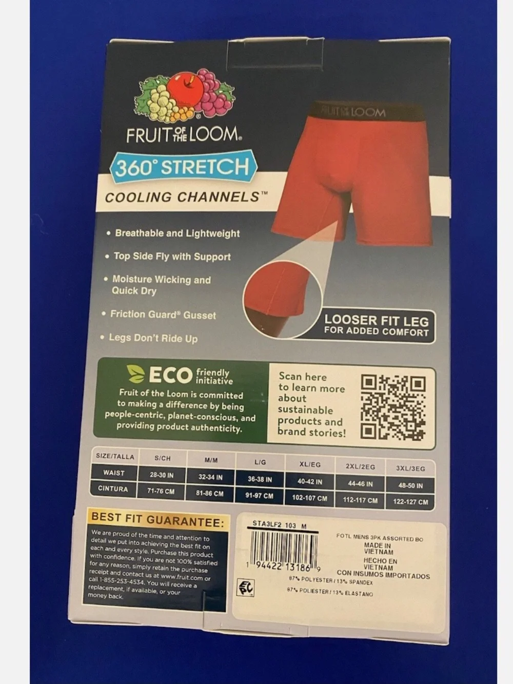 Fruit Of The Loom Boxer Briefs Small